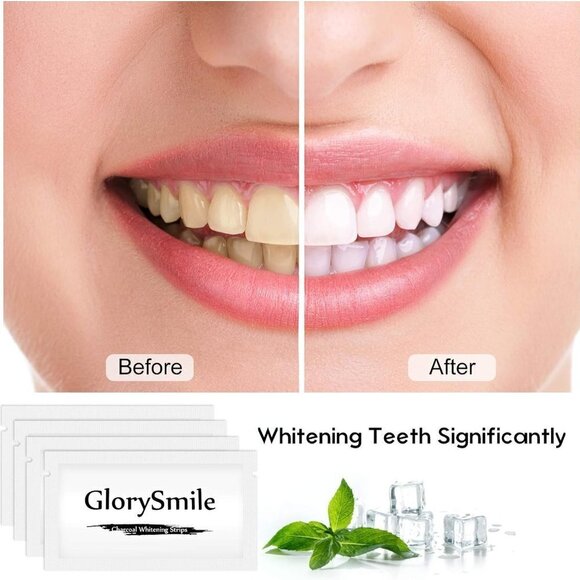 Teeth Whitening Strips Light Activated Charcoal Whitening Strips Dental Tool - Picture 6 of 7